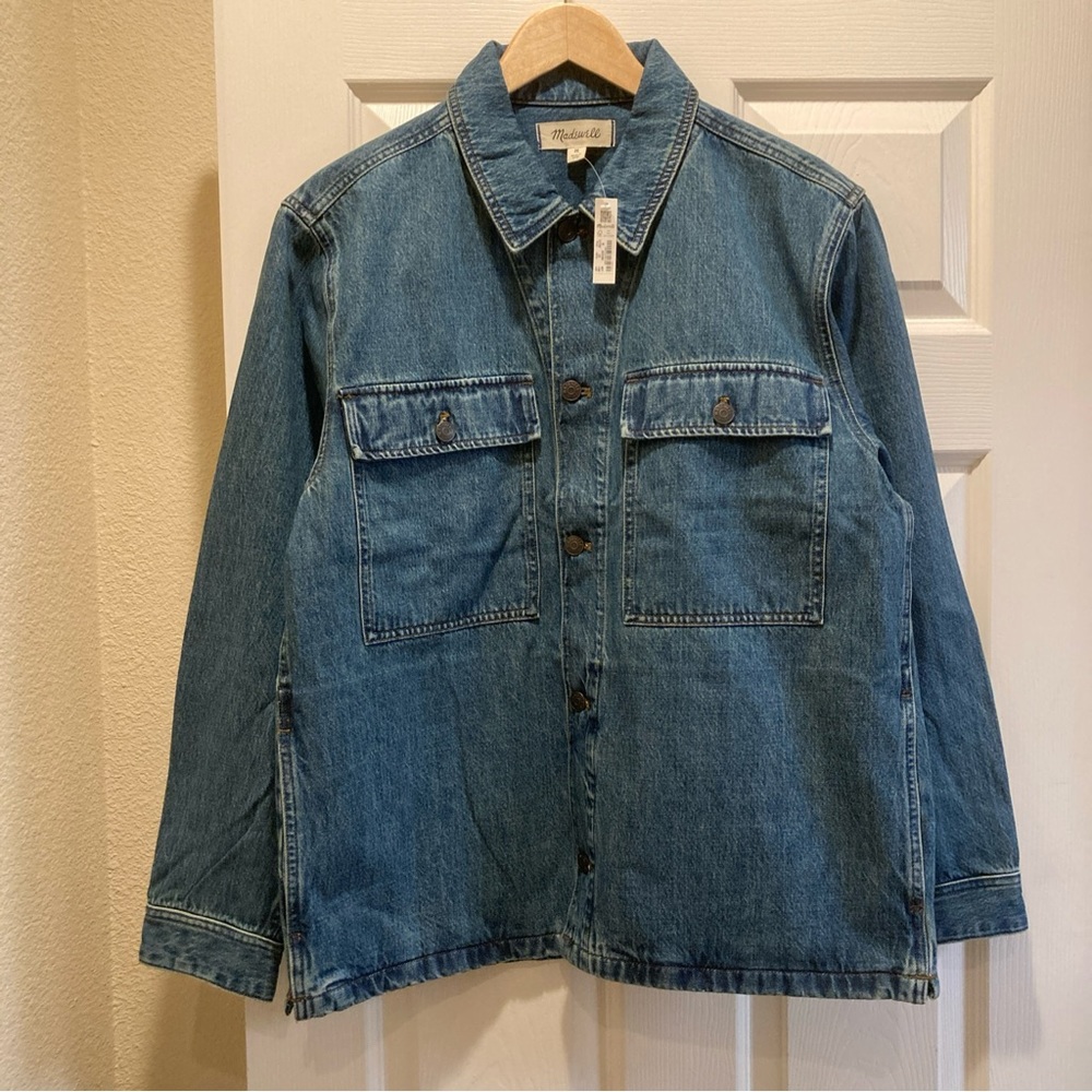 MADEWELL Denim Shirt Jacket, Men’s Medium